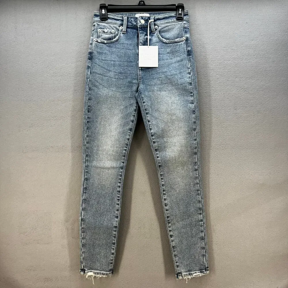 Pistola Jeans Women's 26 (2) Blue Aline Pursue Skinny Ankle Preppy Normcore NWT - Picture 1 of 13